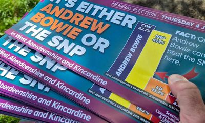 Tories campaign with leaflets that barely feature party branding – or Sunak