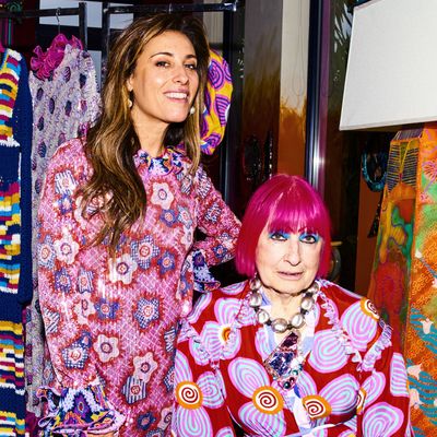 Designers Dame Zandra Rhodes and Celia B on colour, dressing up and their beautiful new capsule collection