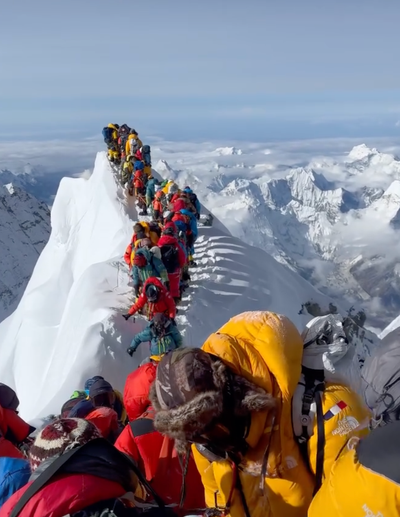 Concerns grow over overcrowding on Mount Everest with one Brit missing