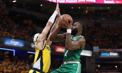 LeBron James gives Jaylen Brown respect after winning Eastern Conference finals MVP