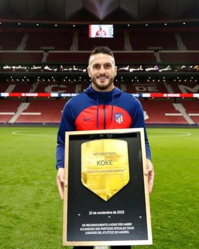 Koke Celebrates Well-Deserved Recognition For Sporting Excellence