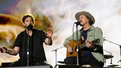 “When I saw it, I just was blown away. It just… took me there”: Eddie Vedder invites his “great, great pal” Bradley Cooper to join Pearl Jam for Neil Young and A Star is Born covers