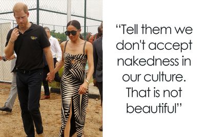 Meghan Markle Trolled For Outfits On Africa Trip After Nigerian First Lady Slams American Dress