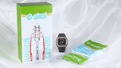 This special edition Casio G-Shock watch tracks your workouts, and comes with an inflatable paddle board