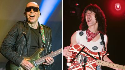 “I realized there’s no way to play the Van Halen stuff on my rig – it’s a different animal”: Joe Satriani has seemingly switched out his Ibanez guitars to play Van Halen material on the Best of All Worlds Tour