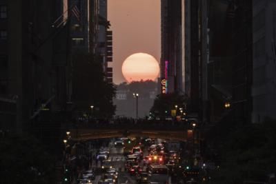 Manhattanhenge: A Spectacular Sunset Phenomenon In New York City