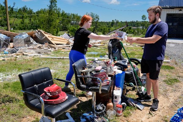 A Kentucky family is left homeless for a second time by a tornado that hit the same location