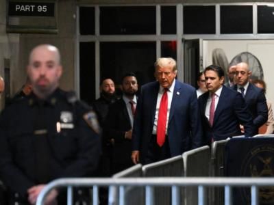 Donald Trump Back In Court With Attorneys And Family