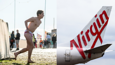 A Flight From Perth Had To Turn Around After Some Dude Did A Nudie Run Down The Aisle