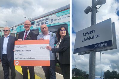 'Truly historic': John Swinney opens new Leven station in a win for 'local community'