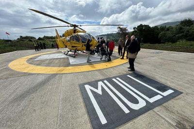 'An emotional day': Lifesaving helipad officially opens in Isle of Mull