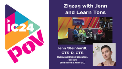 Zigzag with Jenn at InfoComm and Learn Tons