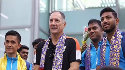 Indian football team arrives in Kolkata for Sunil Chhetri's final hurrah