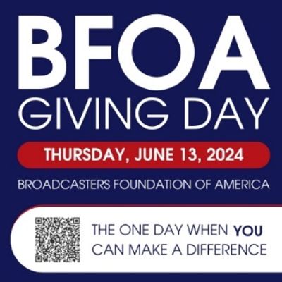 Broadcasters Foundation of America Designates June 13 its Annual 'Giving Day'