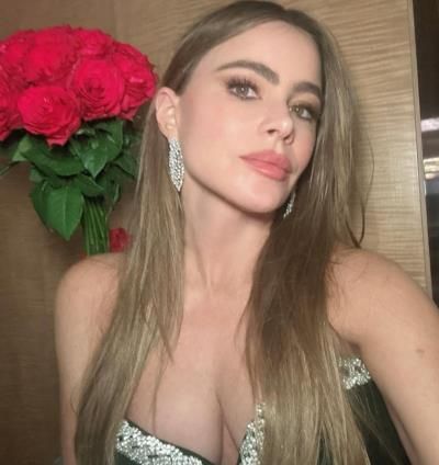 Sofia Vergara Stuns In Elegant Rose-Themed Photoshoot