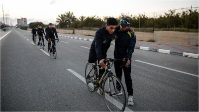 Gaza adaptive athletes find hope on two wheels with Paris Paralympics on the horizon