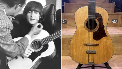 “One of the most important Beatles guitars ever to come to the auction block”: John Lennon’s lost Help! Framus 12-string has become one of the most expensive guitars to ever sell at auction