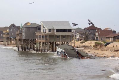 A 6th house has collapsed into the Atlantic Ocean along North Carolina's Outer Banks