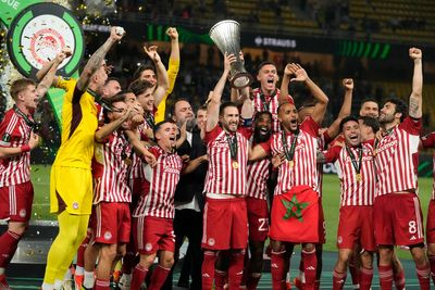 Olympiacos win Europa Conference League with extra time victory over Fiorentina
