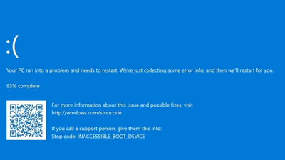 How to Fix an INACCESSIBLE BOOT DEVICE BSOD in Windows 11 or 10