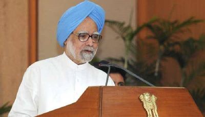 'NDA is a "despotic regime", says Ex-PM Manmohan Singh hitting the BJP-led Centre