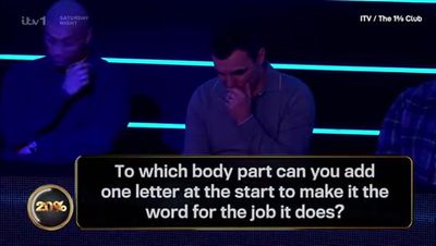 The 1% Club contestant responds to cheating accusations after viewers spot suspicious gesture