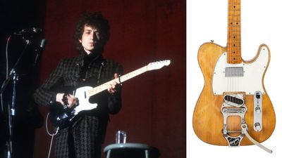 “When Bob Dylan really did go electric, nearly 60 years ago, this Fender Telecaster was one of his most crucial weapons”: Bob Dylan and Robbie Robertson's 1965 Fender Telecaster fetches a whopping $650,000 at auction