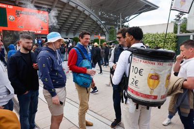 Sacré bleu! The French Open banned alcohol in the stands after fans were called out for rowdiness