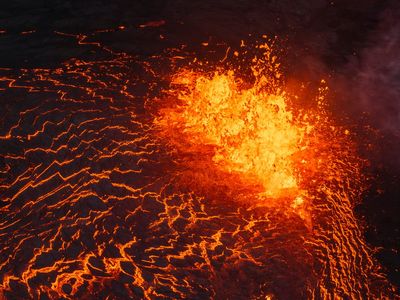 Lava continues to flow from Iceland volcano but not at powerful level as eruption