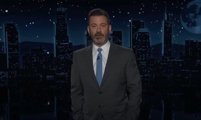 Jimmy Kimmel: ‘Imagine being proud to be at your father’s porn star trial’