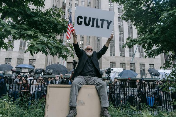 New Yorkers at courthouse cheer and groan at Trump trial verdict: ‘We got him’