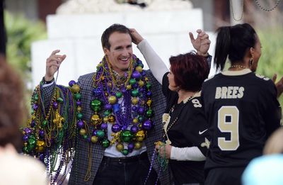 Drew Brees says he has a son talking about going to LSU