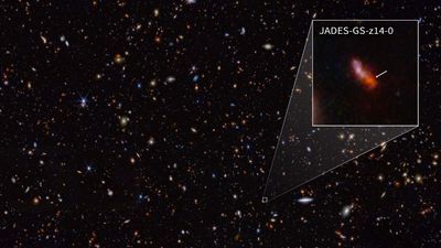 James Webb telescope discovers the 2 earliest galaxies in the known universe — and 1 is shockingly big
