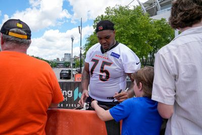 Look: Orlando Brown Jr. showed up to practice in business casual