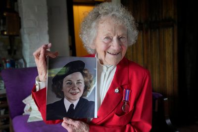 Dorothea Barron watched over men who tested portable harbors for D-Day