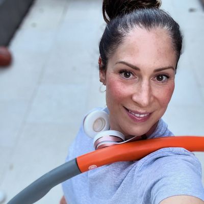 I used a weighted hula hoop every day for a week - and couldn't believe how tough it was