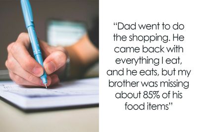 Guy Has No Patience For Brother Messing With Shopping List, Puts Down Exactly What He Says