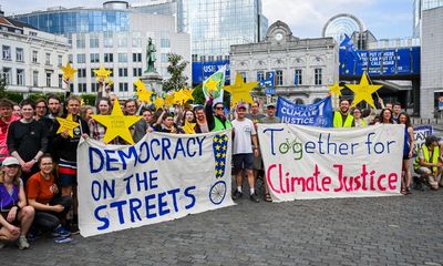 Activists hold three-day protest in EU election run-up as green agenda slips