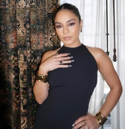 Vanessa Hudgens Radiates Timeless Elegance In Black Attire