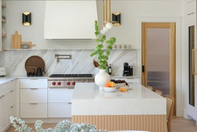 Before and After — A Plain Kitchen Gets a Modern New Look With a "Charming" Countertop Detail