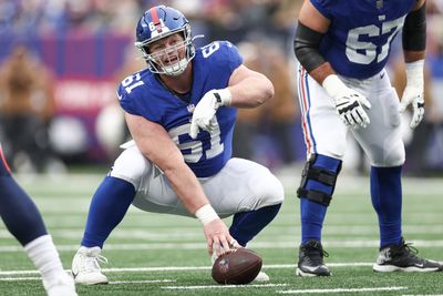 Giants’ John Michael Schmitz improving footwork, second-level blocking