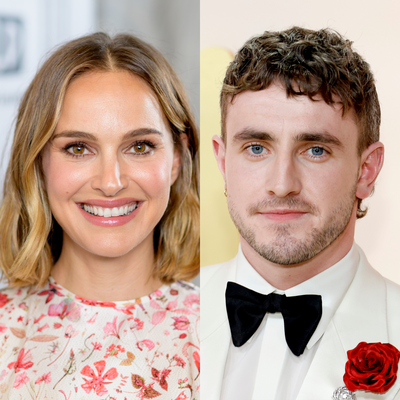 Natalie Portman and Paul Mescal Giggle, Smoke a Cigarette, and Wear Matching T-Shirts in London