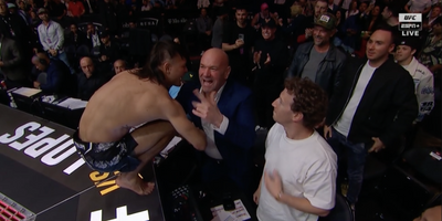Diego Lopes’ Dana White-approved UFC 300 fence-hopping fine reduced to $2,500