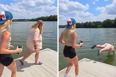 “The Lady Wanted To Swim”: Kick Streamer Under Fire After Paying Non-Swimmer To Jump Into Lake