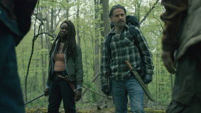 The Walking Dead's Danai Gurira praises co-star after big death scene in The Ones Who Live episode 5