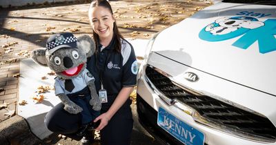 'Unfiltered joy': Constable Kenny talks safety with a new friend