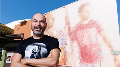 Queer Indigenous creative finds pride in hometown mural