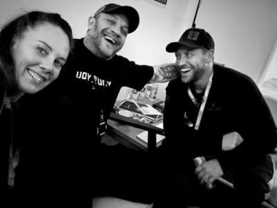 Tom Hardy And Team Radiate Joy In Collaborative Project Photo