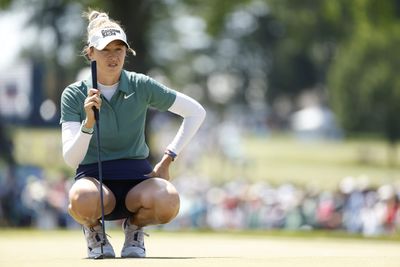 Nelly Korda has fun NSFW moment after making par on the hole where she made a 10 on Thursday at 2024 U.S. Women’s Open