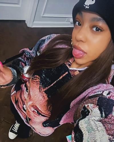Priah Ferguson's Playful And Stylish Selfie
